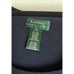 Ralph Lauren Ralph‎ Lauren LRL Womens 2X Sweater Tank Top Silk Blend Blue White Stripe Preppy Photo 2