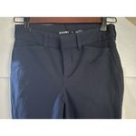 Old Navy High Rise Pixie Flare Pants Navy Blue Stretch Dress Pants Size 0 Photo 4