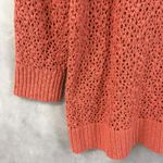 Torrid Women Sweater 1X Open Knit Fall Harvest Minimalist Relaxed Pumpkin Patch Photo 3