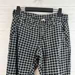 Free People  Windowpane Print Straight Leg Pants Size 4 Photo 6