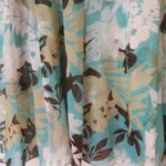 Women's 8 Reversible Pull On Skirt Tropical Floral Photo 3