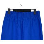 J.Crew  Mercantile Paper Bag Pleated Mini Skirt A Line Pockets 4 Royal Blue #3870 Photo 4