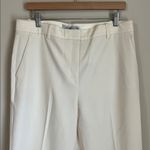 MM.LaFleur New The Mejia Pant Washable Italian Wool Twill Sz 12 Ivory Photo 2