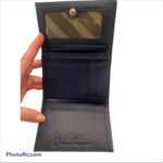 NWOT River wallet genuine stingray skin Black Photo 3