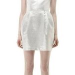 Revolve  Club Monaco Lanna Dress in Silver Jacquard Mini Dress 00 XXS Photo 0