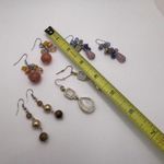 Lot Of 4 Costume Earrings Pierced Dangle Drop / Some Bead / Beaded Photo 8