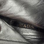 Prada  Vintage Black Elegant Suede Leather Minimalist Tall Chic Boots IT 40 Photo 6