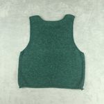 Free People Beach Green Sweater Vest Linen Blend Size S Small Photo 6