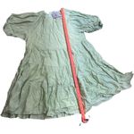 Flying Tomato A. Cailen by flying tomatoes line green tiered dress size large Photo 3