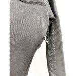 MUGLER Black Asymmetrical Mesh Mini Dress XS Photo 3