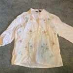 Erika Linen Floral Button Down Photo 0