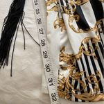 BANJUL Strapless Slit leg Black & Gold Jumpsuit M NWT Photo 9