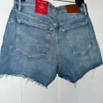 Lucky Brand NWT Legend Bowie High Rise Mom Short Graphic Raw-Hem Shorts Photo 15