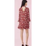 Rebecca Taylor Ikat Paintbrush Ruffle Dress Size 10 New with Tags Photo 5