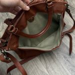 American Leather Co. Long Beach Satchel in Brandy Brown Photo 8