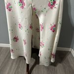 ZARA Sweetheart Neckline Floral Print Satin Effect MIDI Dress Cross Back Sz L Photo 9