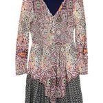 Anthropologie MAEVE Women’s Tiled Amethyst Smocked Shirt Dress medium Photo 2