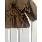 TCEC  Peter Pan Wrap Cross Front Top, size Medium Photo 4