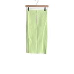 Jonathan Simkhai Jolene Faux Wrap Knit Skirt in Pear Green Photo 2