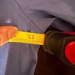 Fashion Bug Stretch Blue Zipper Up Collar cuffed 3/4th Sleeves Sz M Photo 11