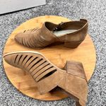 1. State Sz 7.5M  ARNET Tan Block Heels Sandals Ankle Booties $129 MSRP NWOT Photo 3
