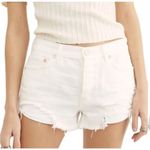 Free People  Living Good Vibrations white 25 Jean shorts Photo 0