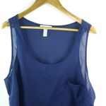Ambiance Apparel 3X Navy Tank Top Plus Blue Photo 2