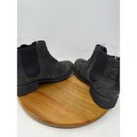 UGG  Chelsea Boots Suede Ankle Pull On Lug Sole Casual Black Size 7 Photo 3