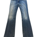 7 For All Mankind  Women's Flare Blue Jeans size 29 Photo 0