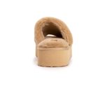 NEW Muk Luks Kirstey Faux Fur Slide Platform Slides in Irish Cream Size Medium Photo 5