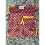 Vera Bradley  Bali Gold Floral Geometric Clutch Shoulder Bag Photo 4