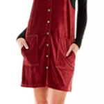 Planet Gold  Juniors' Corduroy Overalls EUC Photo 0