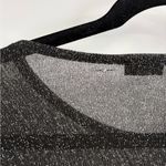 Joseph Joesph lurex knit black see through layer metallic long sleeve size small Photo 7