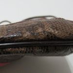 Vintage Original by Caprice Snake Print Patchwork Shoulder Bag USA Made Hippie Brown Photo 3