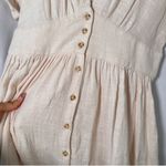 Free People  Cotton Button Front Midi Dress
Cottagecore Cotton Boho Bridal Small Photo 9