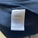 ANGL Women’s Black Tunic Top with Long Sleeves and V Neck - Size Small Photo 3