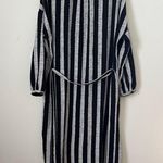 Dubgee by Whoopi Women's Black Stripe Long Sleeve Hi Photo 5