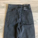 J Brand K brand 1212 runway super high rise slim straight black jeans Photo 4