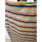 Prómesa Rainbow Gray Stripe Skirt Womens Small/Medium Stretch Fold Down Waist by Promesa Photo 1