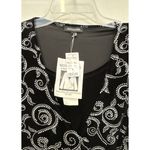Notations  Black Womens blouse Black Twist stretch - Size S Photo 3