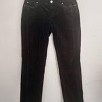 White House | Black Market noir slim leg black corduroy pants size 4R Photo 1