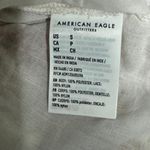 American Eagle Faux Wrap Adjustable Lace Cropped Lined Cami Floral White NWT S Photo 8