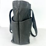 Dagne Dover Vida Organic Cotton Tote Laptop Bag Black Photo 4