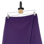 Boden Jacquard Faux Wrap Pencil Skirt Dark Eggplant Purple‎ Size US 8R Purple Photo 1