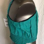 Sky And Sparrow  Teal Crop Bikini Top Size Small NWT Photo 2