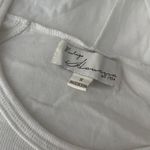 Vintage Havana  White Asymmetrical Hooded Long Sleeve Photo 1