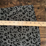 Rails  Top Women's Small Gray Sami Charcoal Leopard Linen Blend‎ Knit Blouse Photo 11