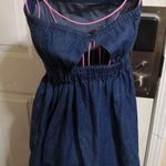 Hollister I Love H81 Denim Cutout Jeans Top/ Dress Photo 1
