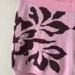 Free People Kaia Swit Shorts in Bright Lilac Combo Pink Floral Knit Micro Short Photo 6