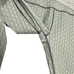 Luxy Activewear Sage Green Medallion Print Criss Cross Waist Capri Leggings Size 6 Photo 2